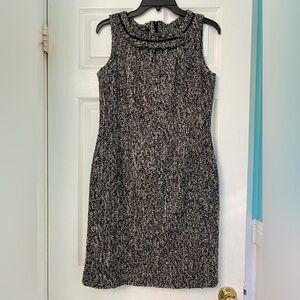 Talbots wool blend sleeveless‎ tweed dress 8P